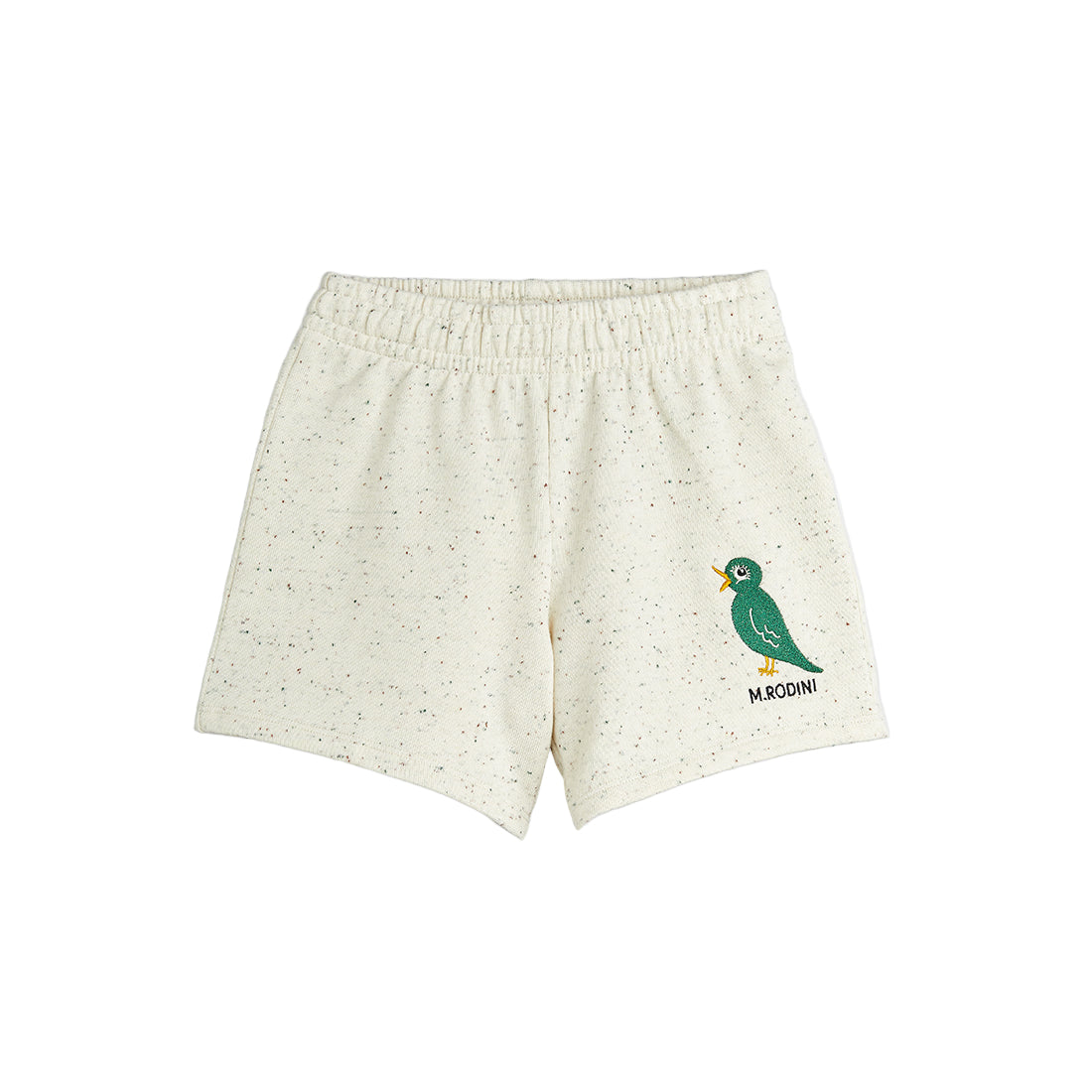 Bird emb neps sweatshorts, Mini Rodini