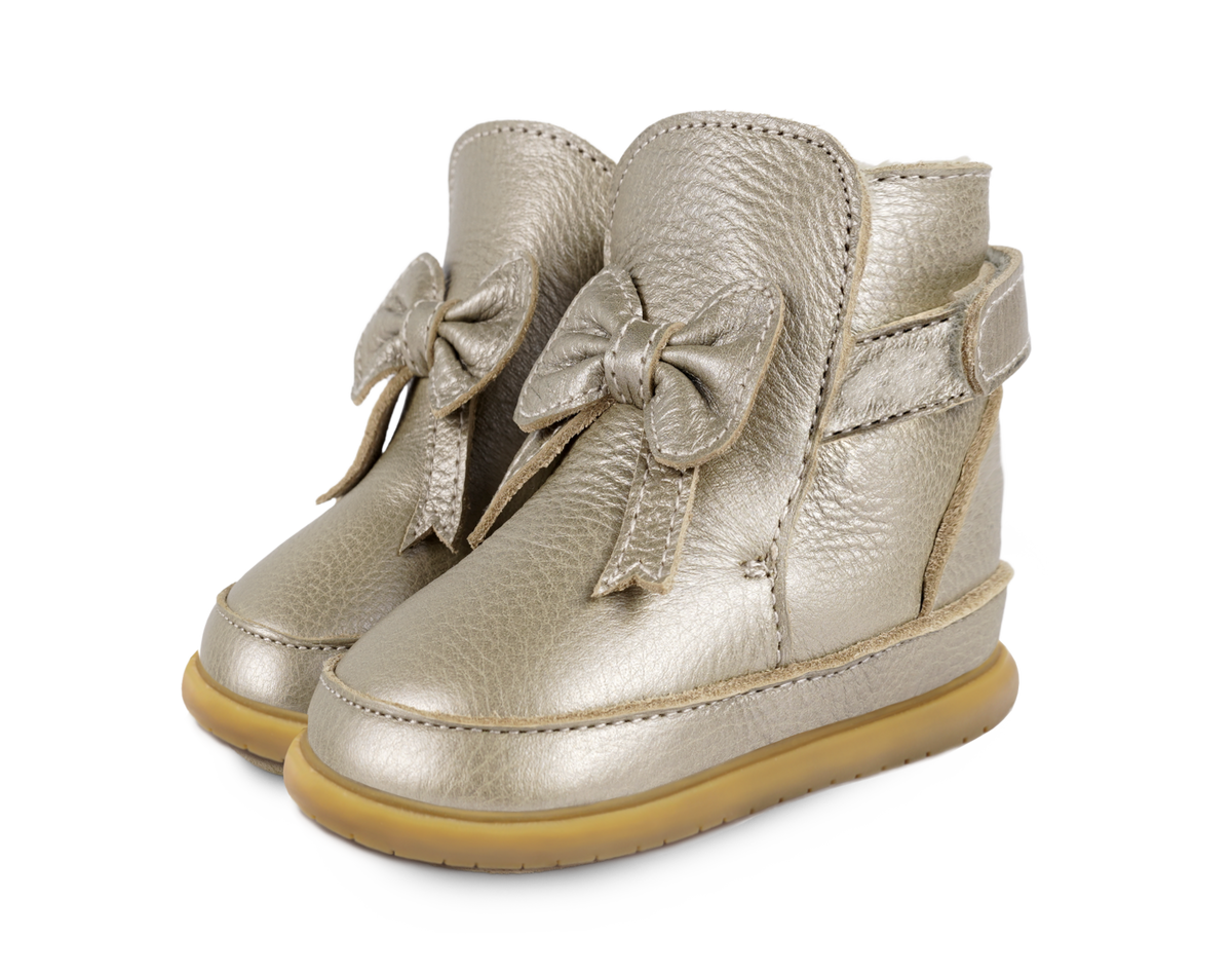 Cemilla Shoes Champagne leather, Donsje Amsterdam