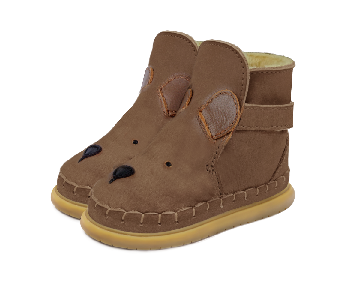 Dubu classic shoes Bear cognac, Donsje Amsterdam