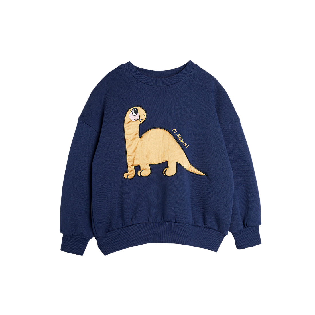 Dino application blue sweatshirt, Mini rodini