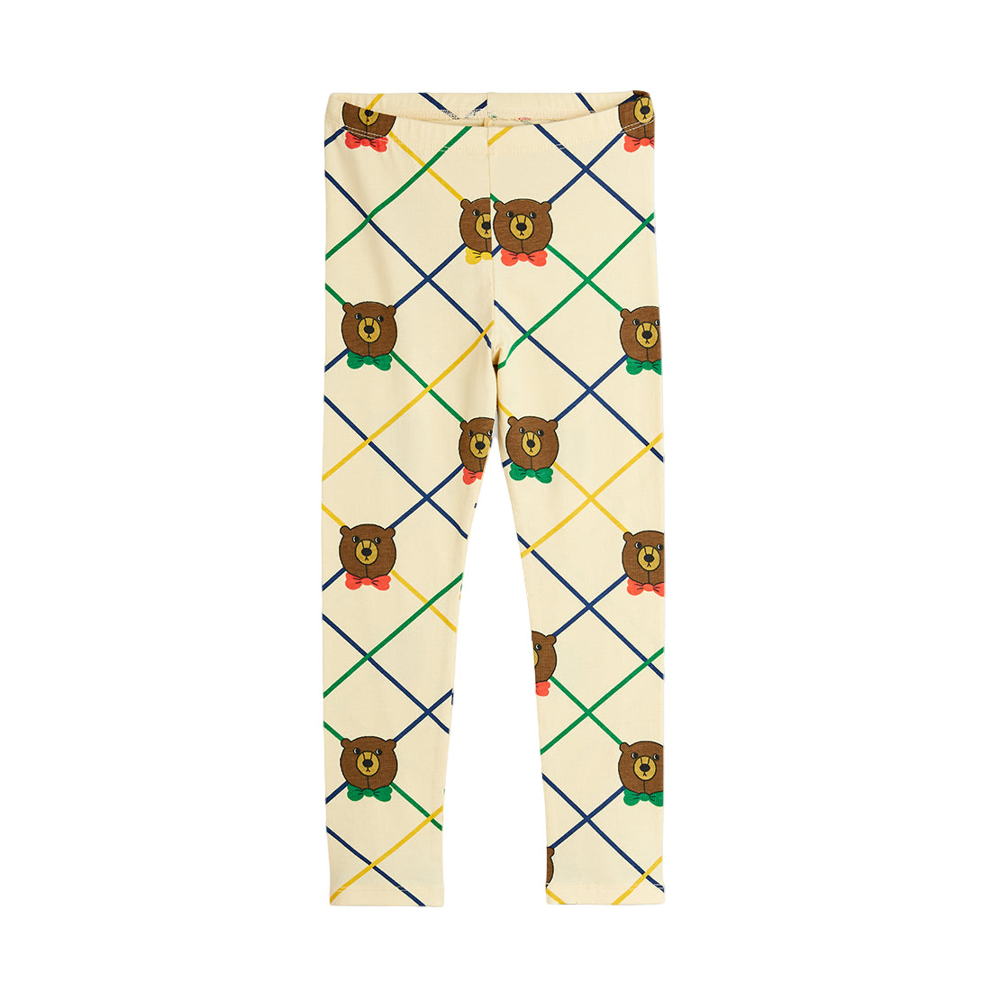 Bear check aop leggings , Mini Rodini