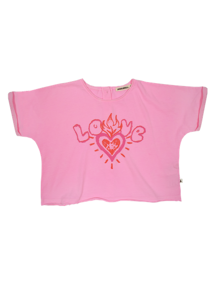 T-shirt Hippie Sunny pink, Ammehoela