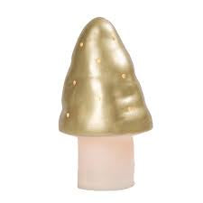 Heico paddenstoel lamp goud