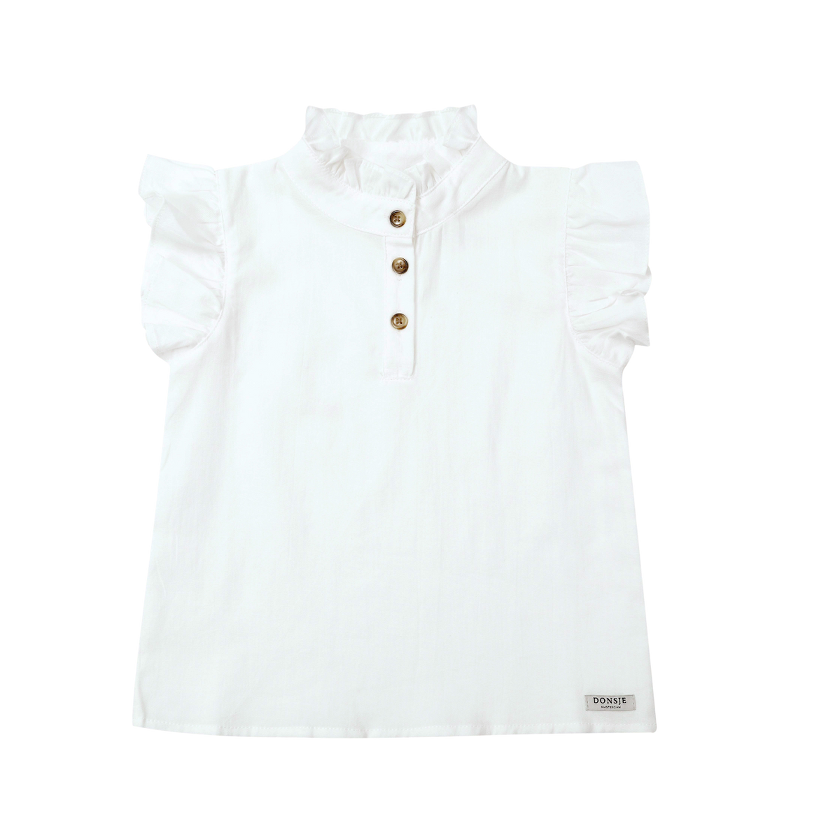 Liki blouse crispy white, Donsje Amsterdam