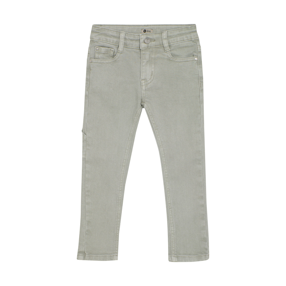 Coloured denim straight fit green olive, Daily Seven