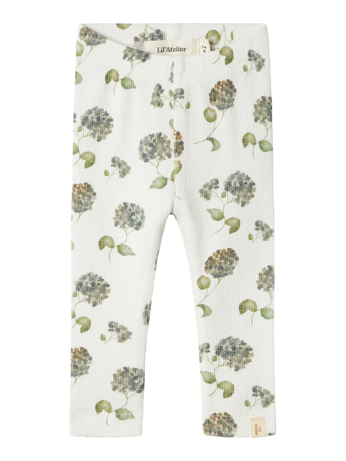 Gavo slim legging blue flower baby, lil atelier