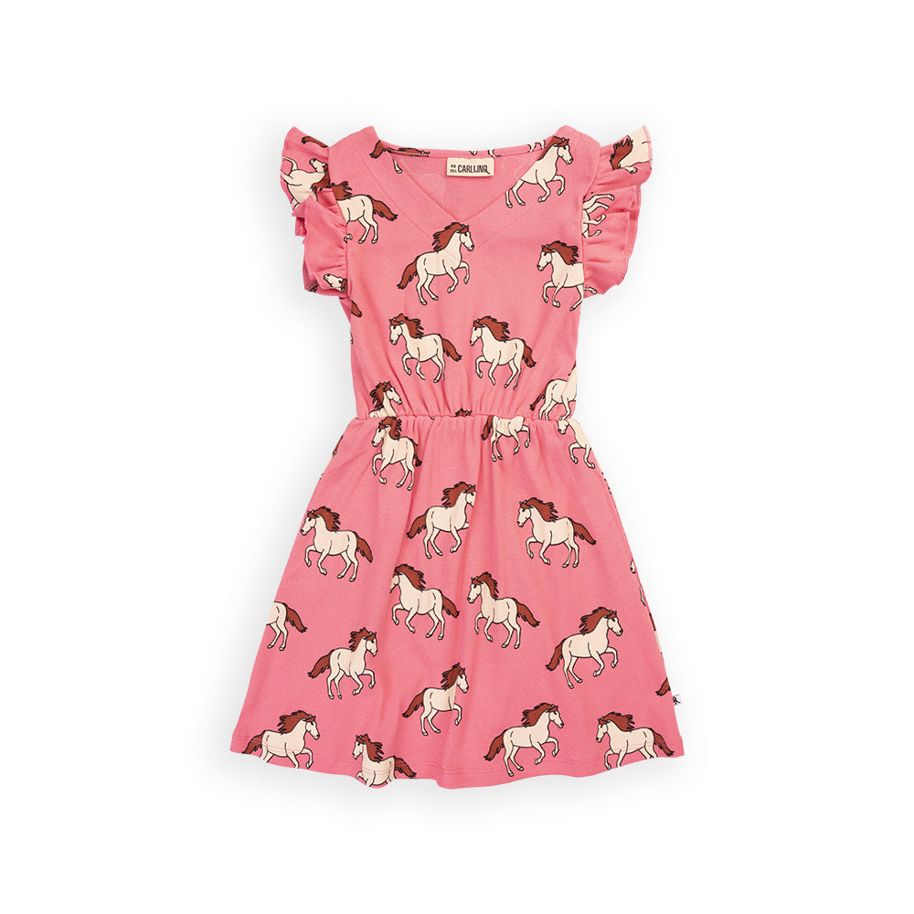 Wild horses ruffled tanktop dress, Carlijnq