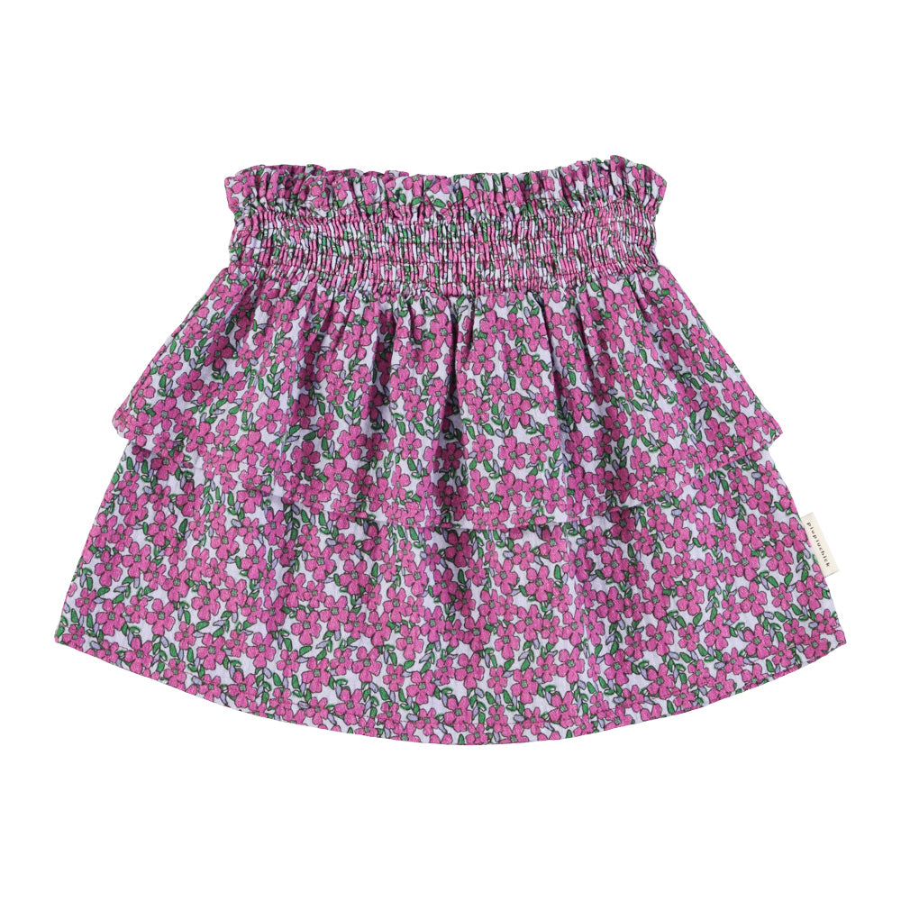 Short skirt Magenta flowers, Piupiuchick