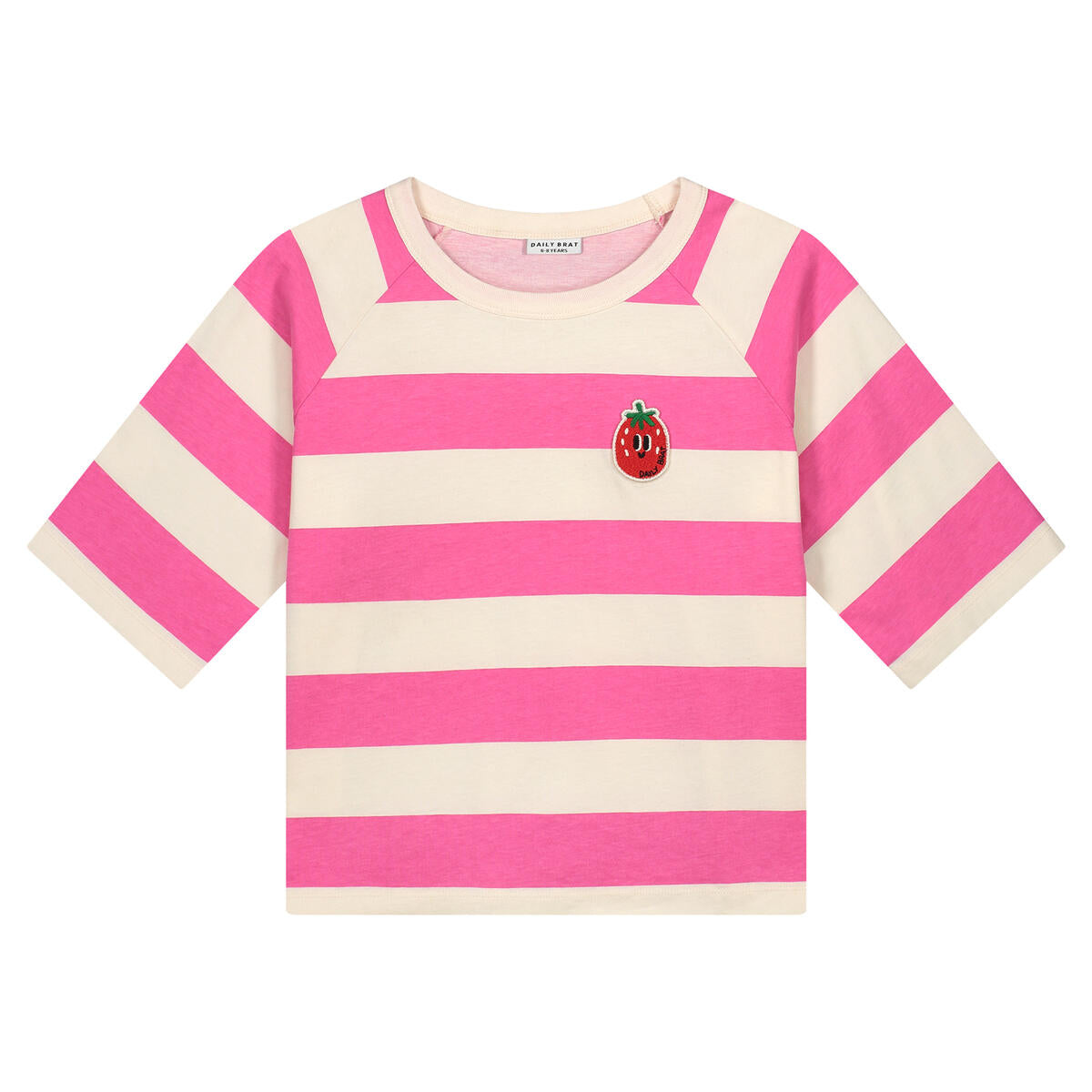 Striped t-shirt pink yarrow, Daily Brat