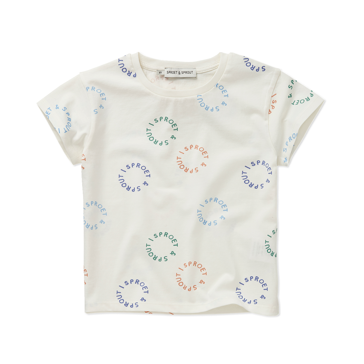 T-shirt sproet print off white, Sproet & Sprout