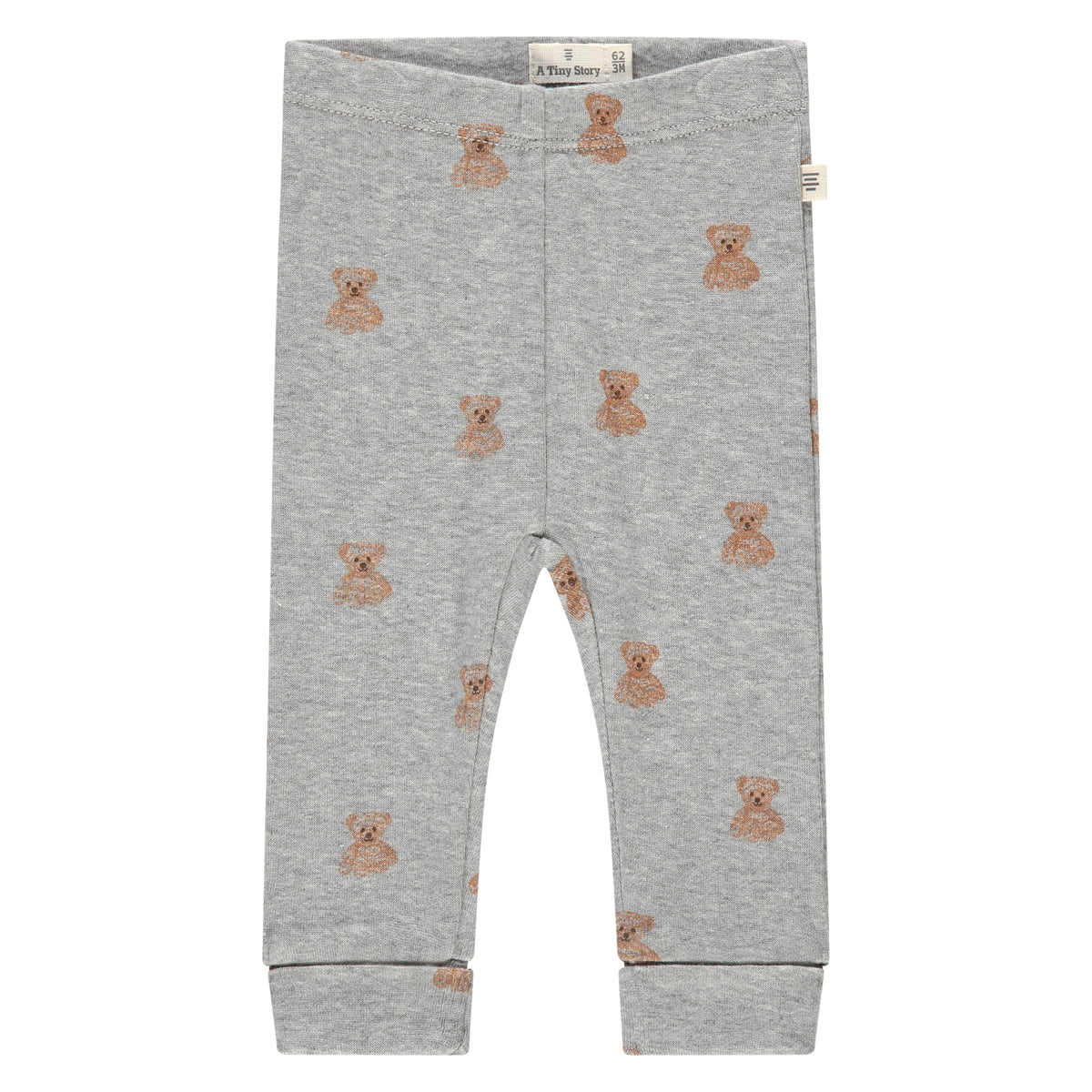 Baby pants Bear light grey melange, A Tiny Story