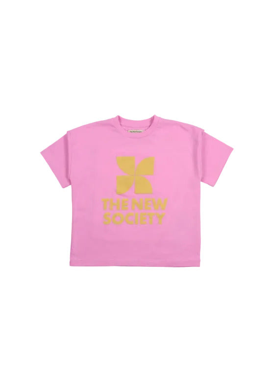 The New Society - TNS Logo T-Shirt Light Grey Melange
