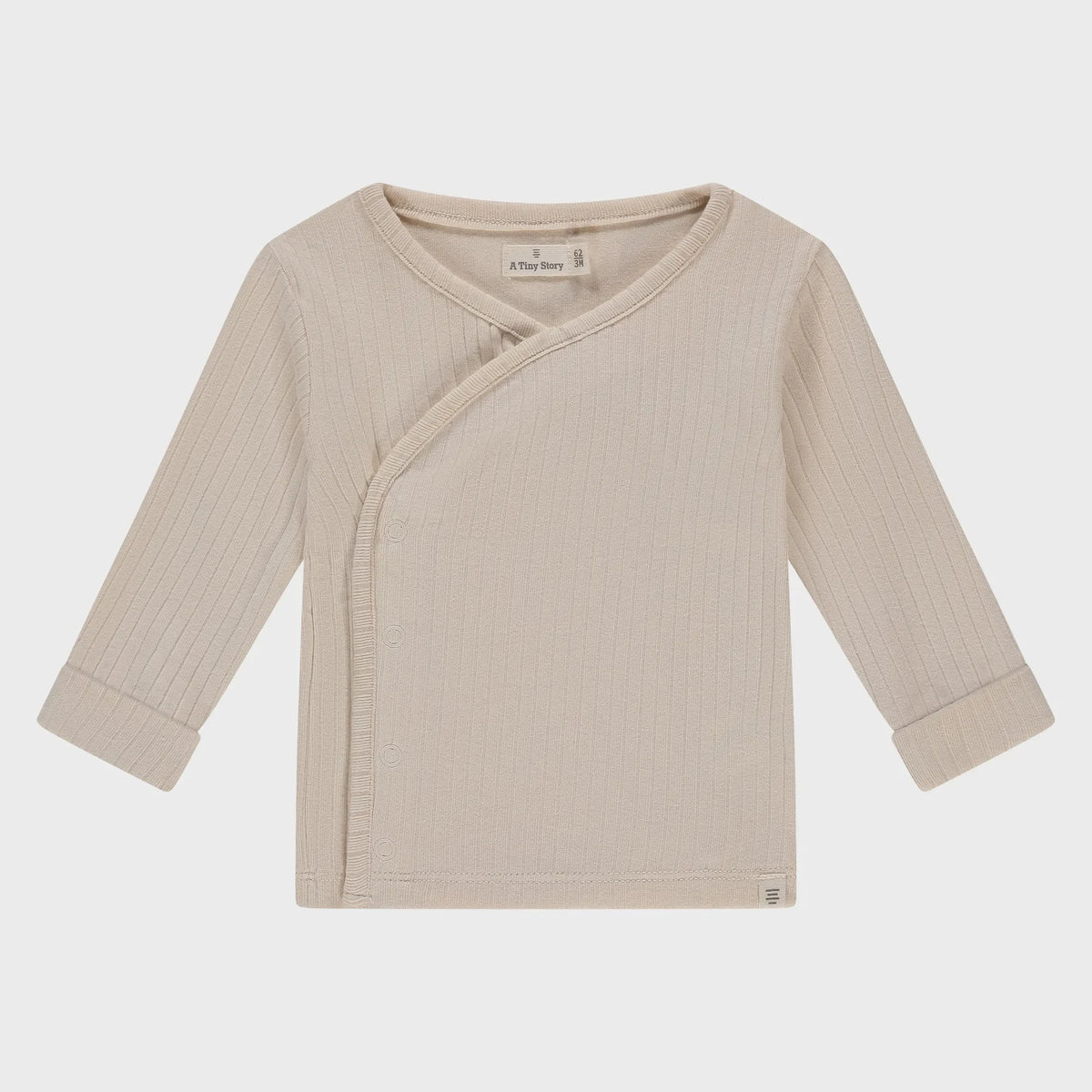 Baby longsleeve overslag snow, A Tiny Story