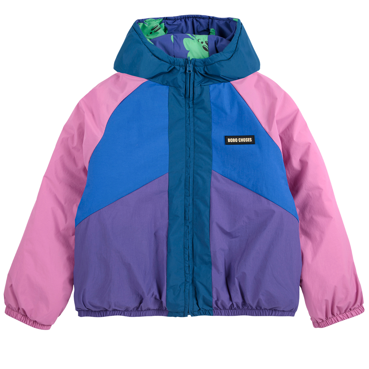 Lucky clover allover reversible anorak, Bobo Choses