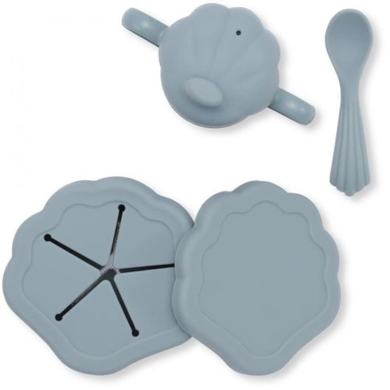 Silicone clam set, Konges sjold Hedgehog & Deer