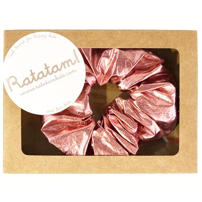 Scrunchie metallic Metallic pink, Ratatam