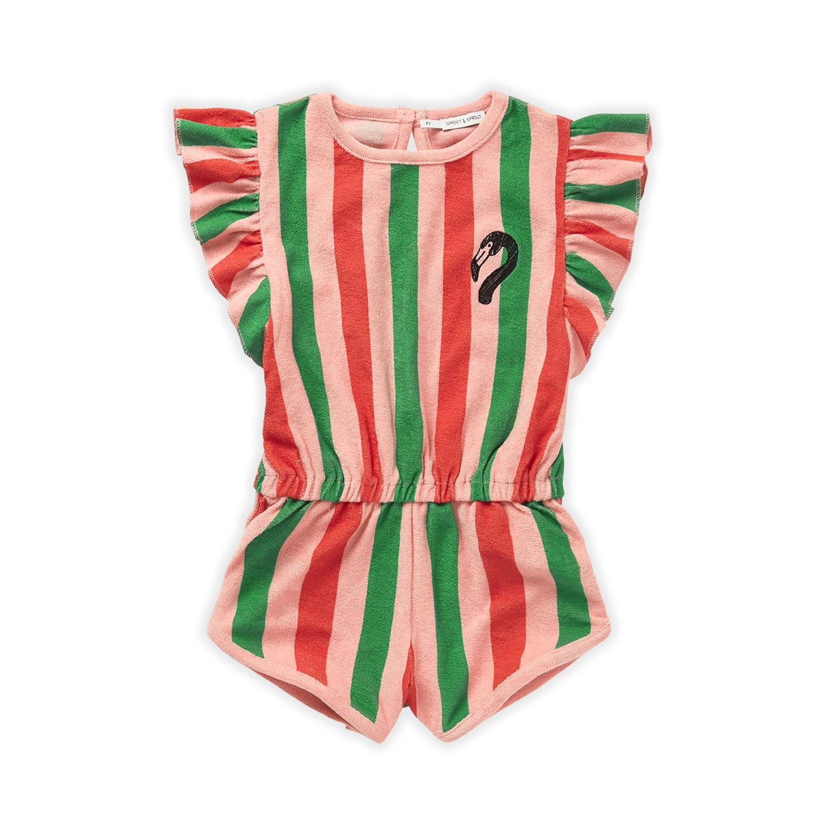 Jumpsuit Blossom stripes, Sproet & Sprout