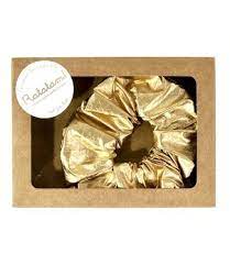 Scrunchie metallic gold, Ratatam