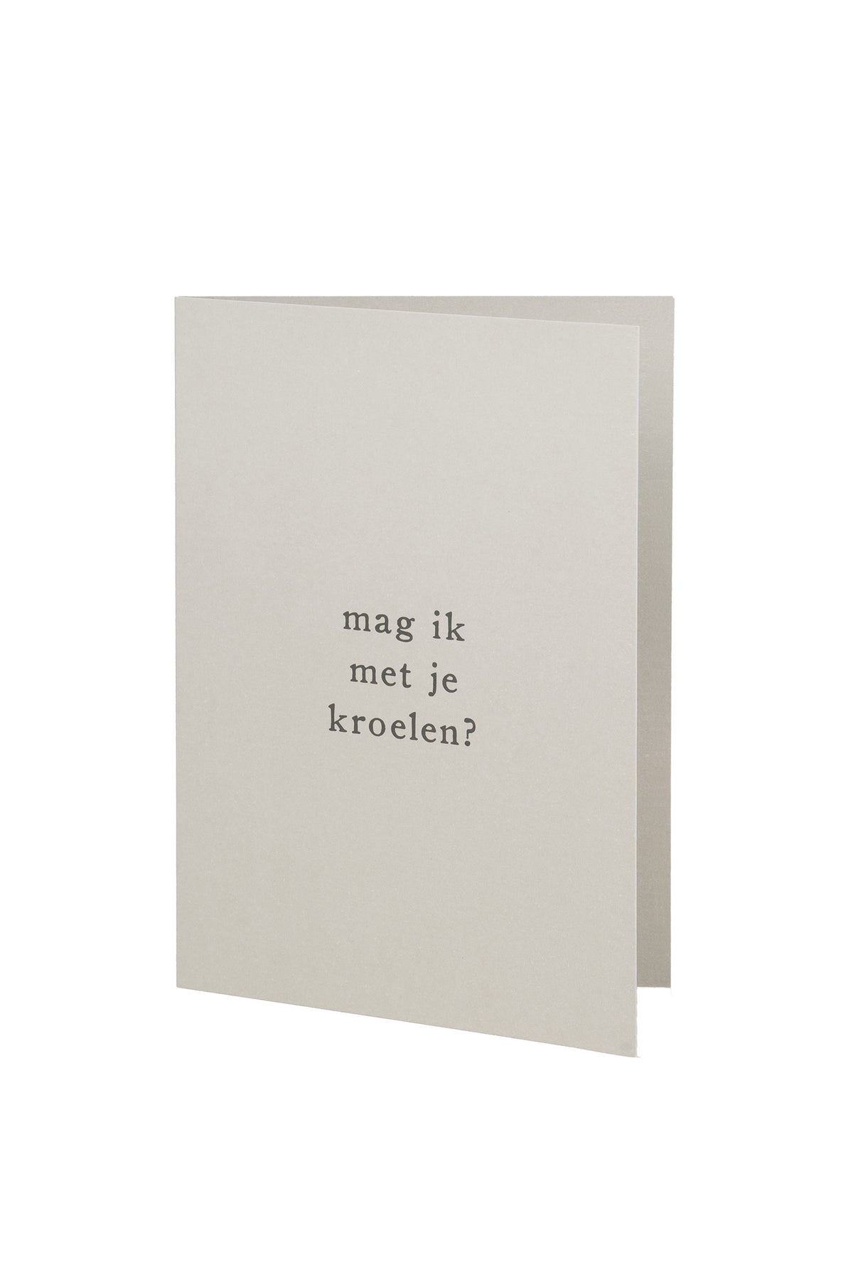 Wenskaart Mag ik met je Kroelen?, ZUSSS Hedgehog & Deer