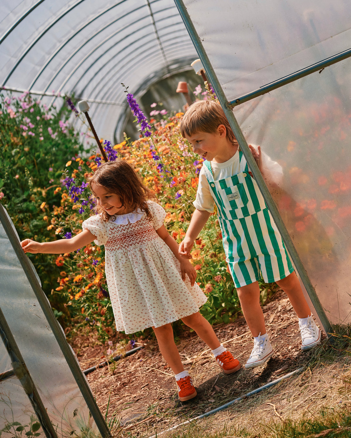 Happy stripe Burton Overall, Goldie & Ace