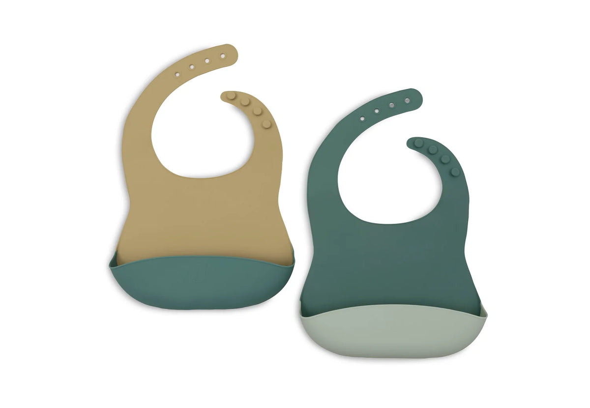 Slab siliconen jade shades 2 pack, Jollein