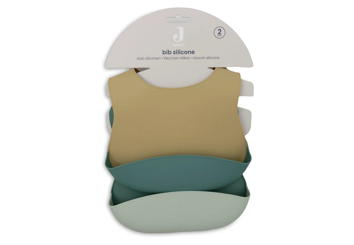 Slab siliconen jade shades 2 pack, Jollein