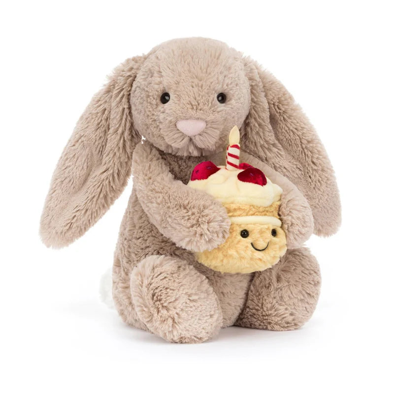 Bashful beige birthday Bunny, Jellycat