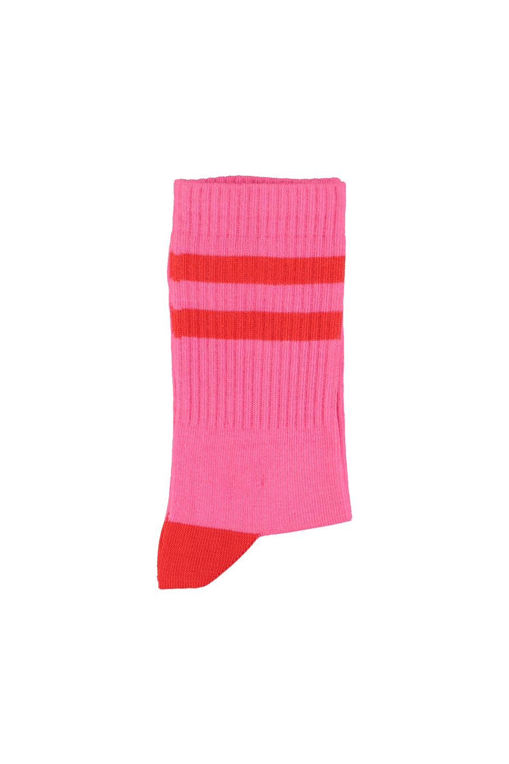 Socks pink & red stripes, Piupiuchick