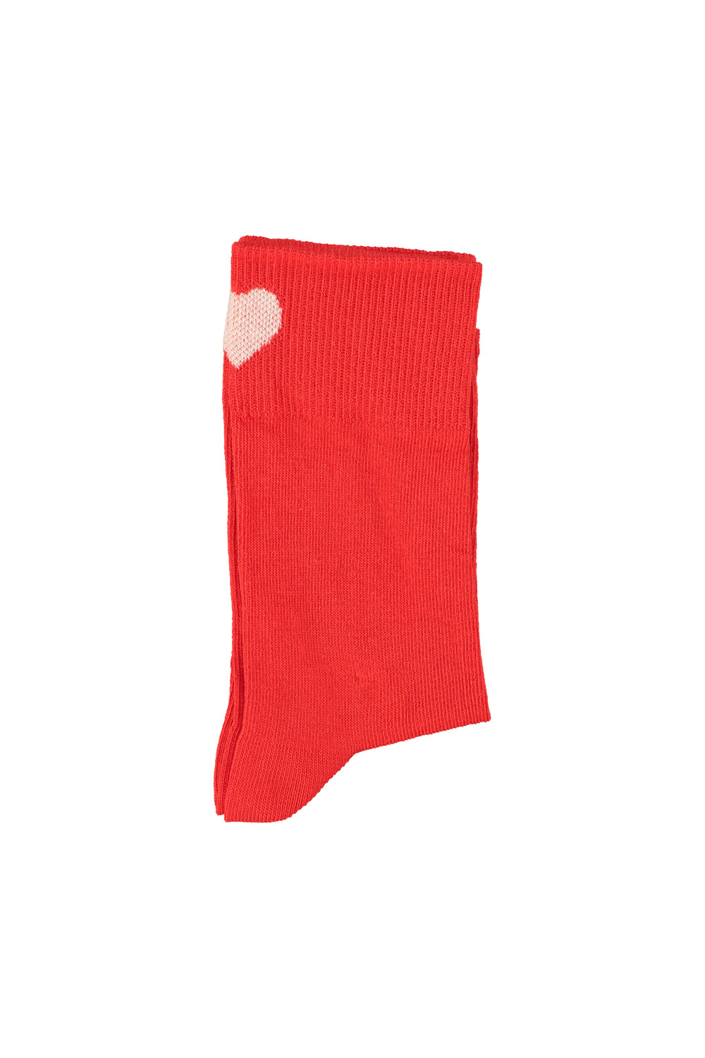 Socks ecru with heart print, Piupiuchick