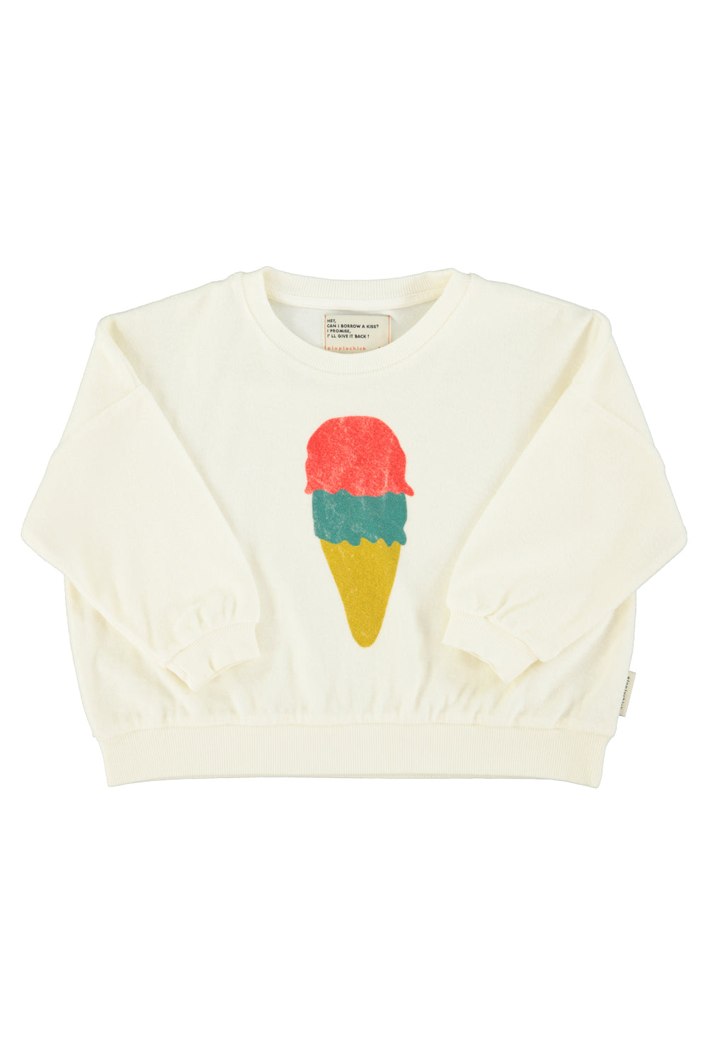 Sweater Ecru ice cream print, Piupiuchick