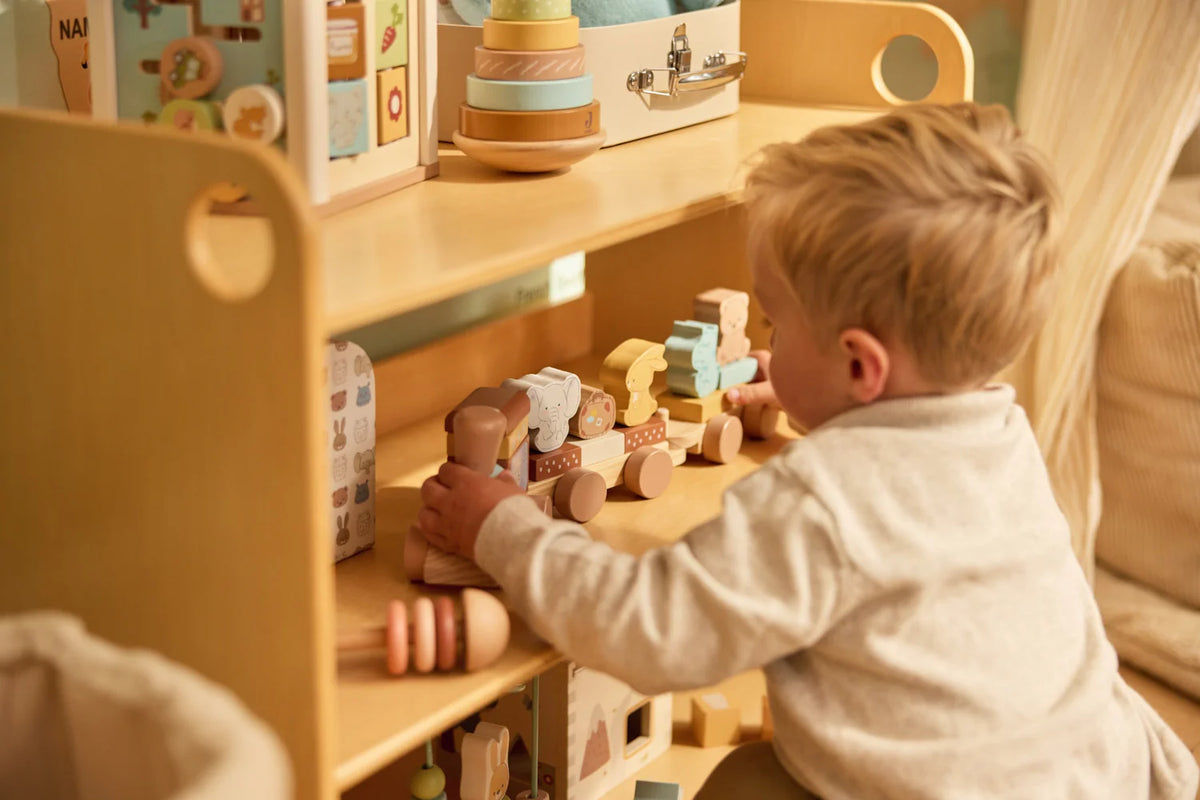 Houten speelgoedtrein Jollies, Jollein