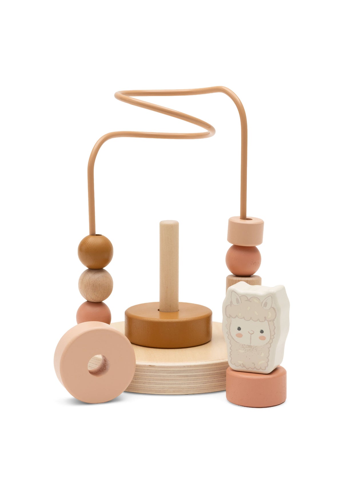 Houten spiraal Alpaca Paco, Jollein