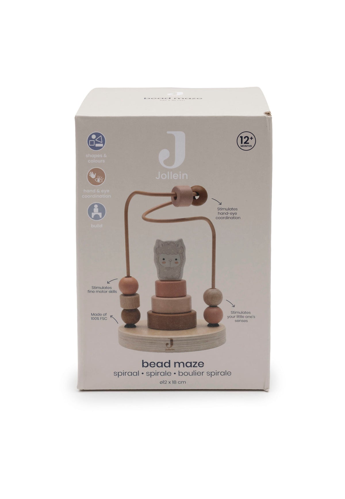 Houten spiraal Alpaca Paco, Jollein