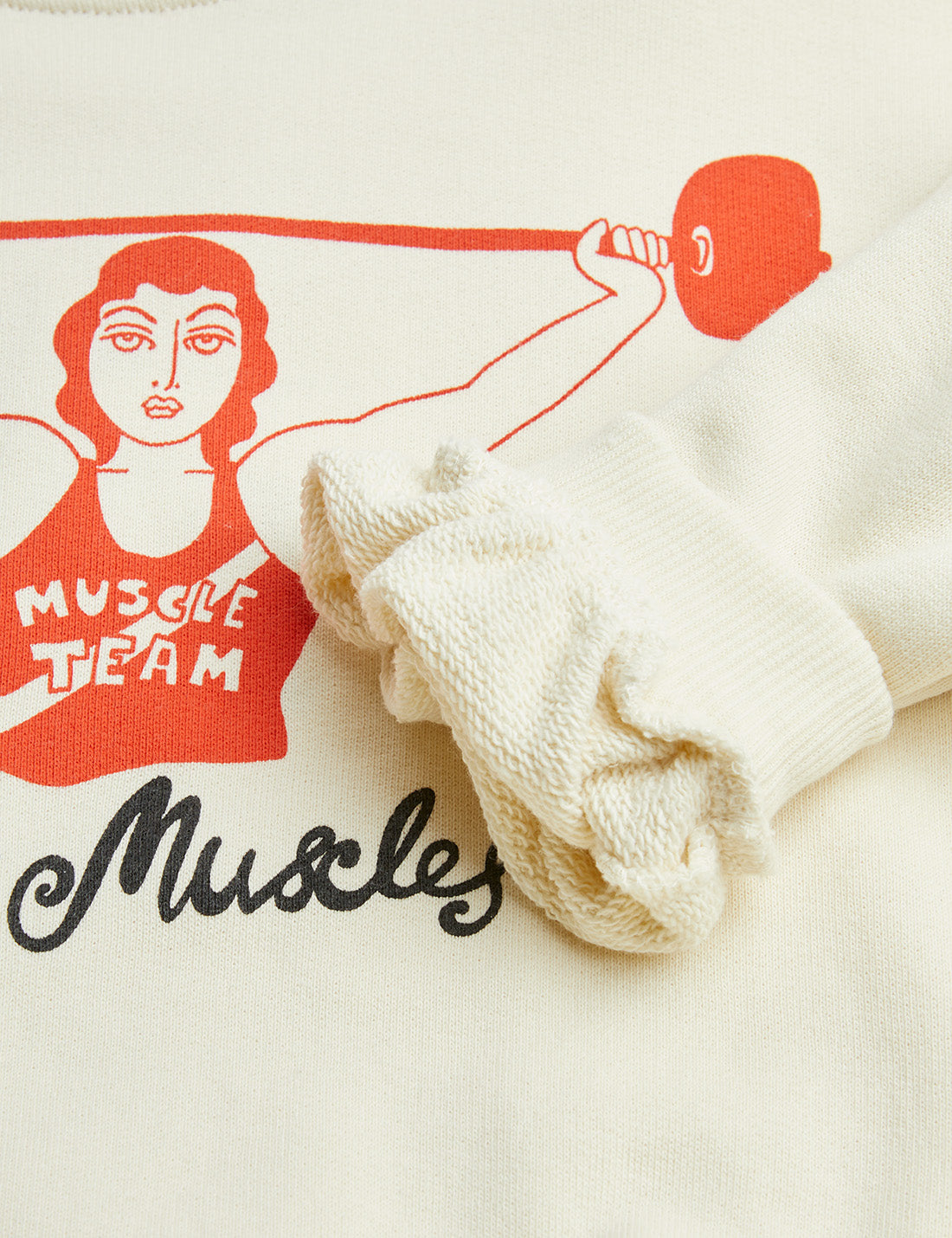Muscles sweatshirt sp offwhite, Mini Rodini