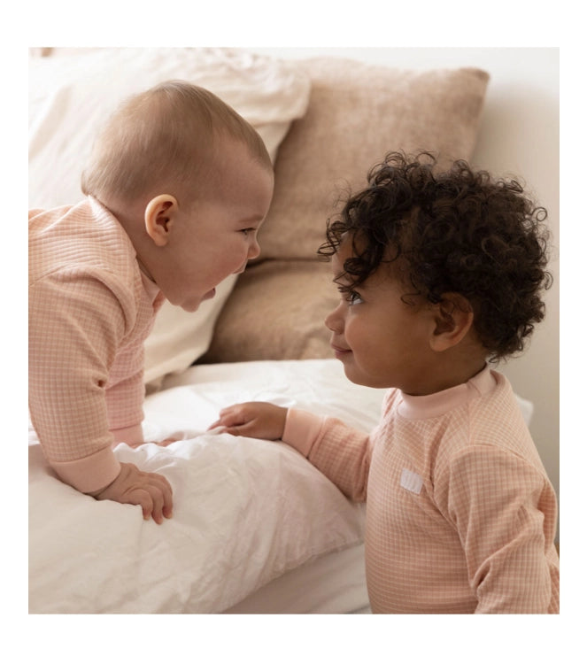 Wafel Pyjama Oudroze, Feetje