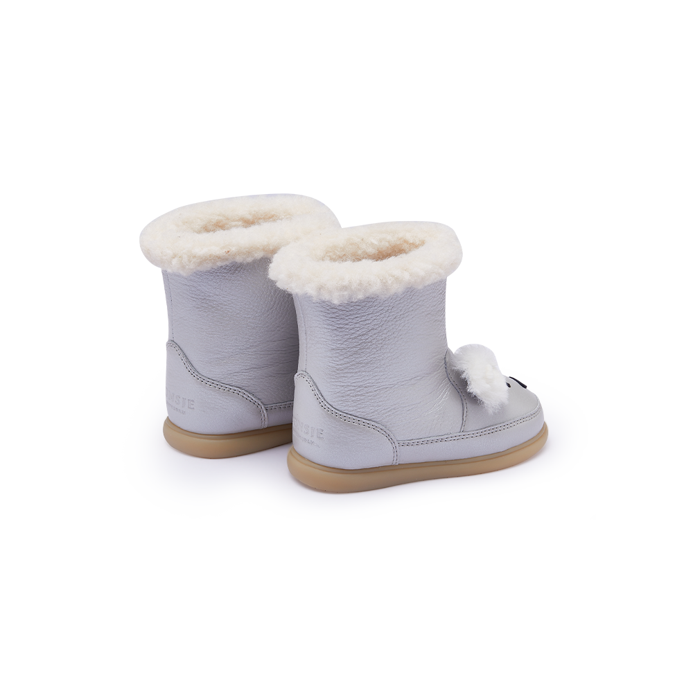 Meloniek Boots | Polar Fox Silver blue metallic, Donsje Amsterdam