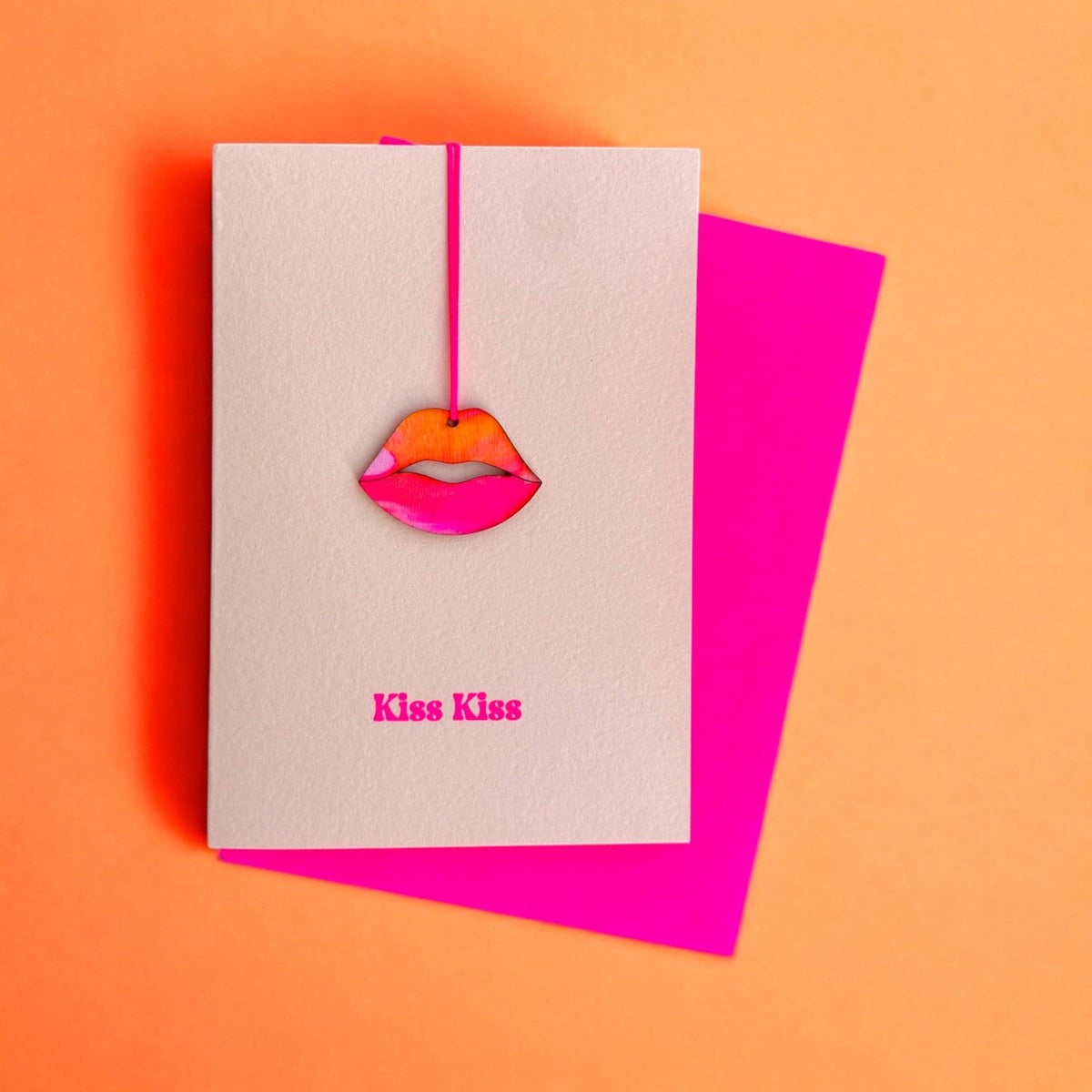 Kaart Kiss Kiss Kus, Pink Stories