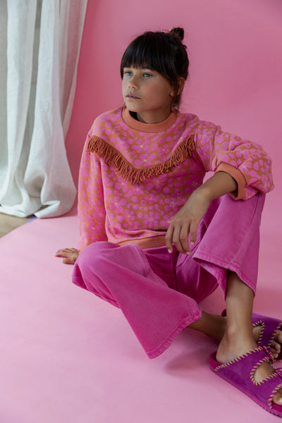Wide pants pink Noor, Ammehoela