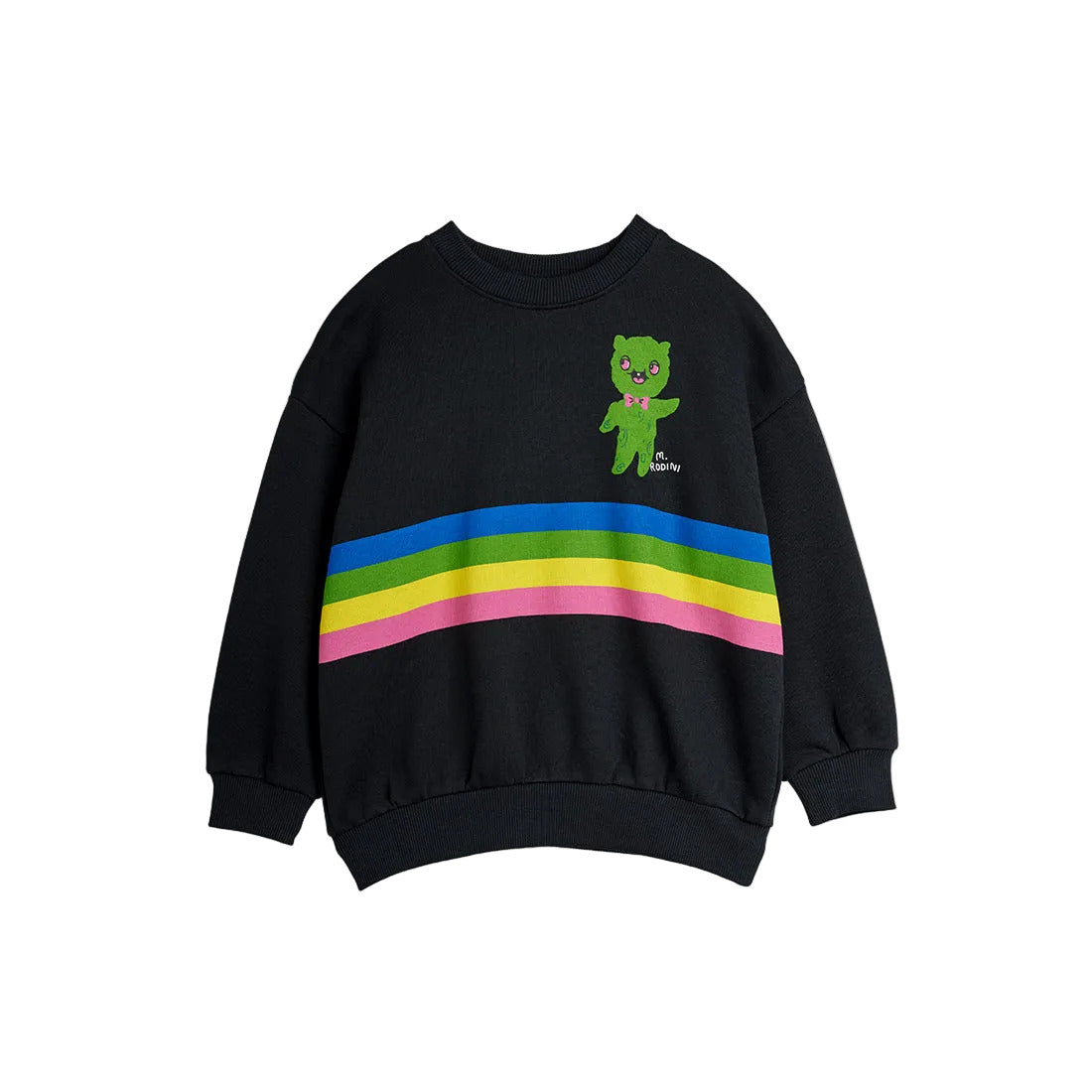 Alien stripe sweater black, Mini Rodini