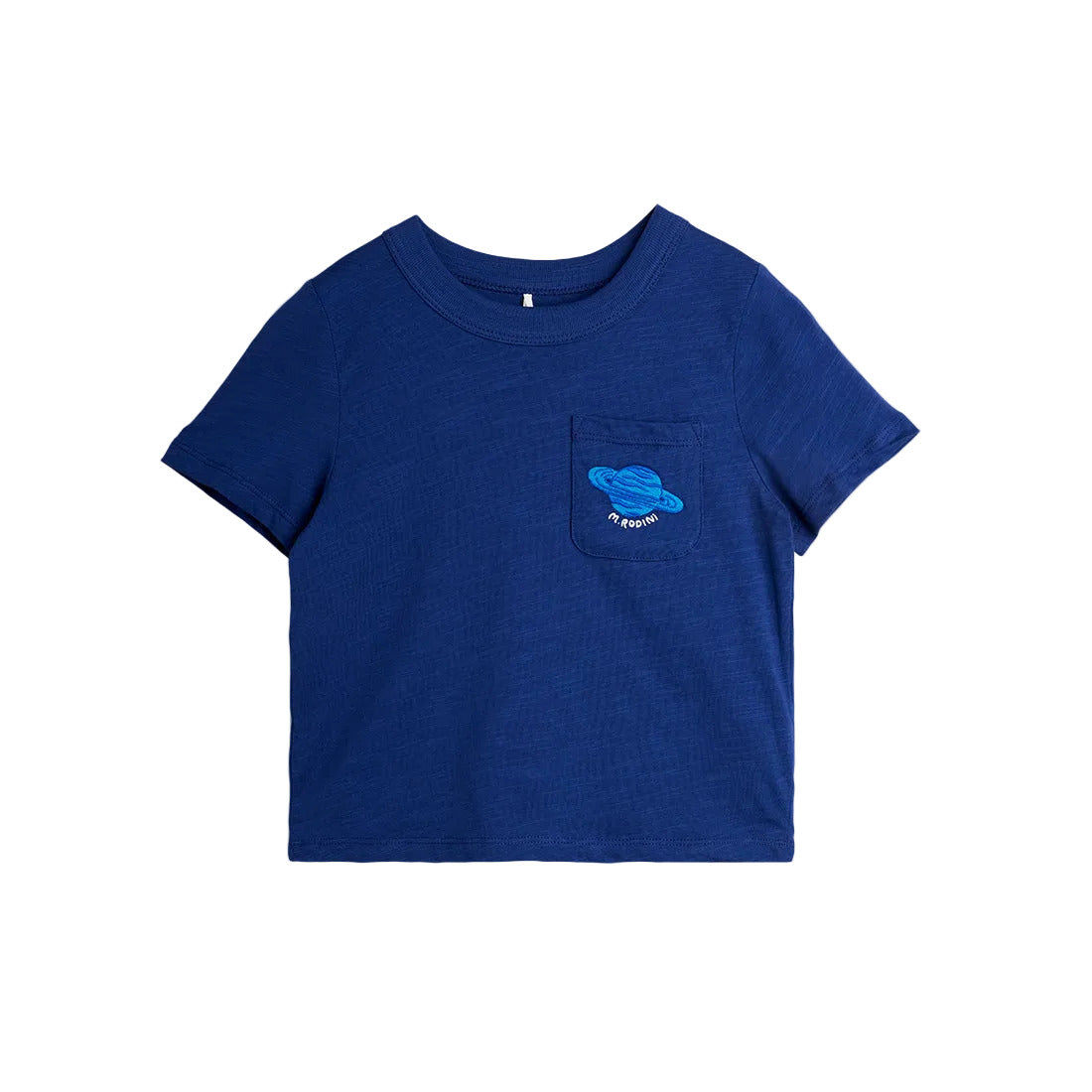 Planet emb t-shirt Blue, Mini Rodini