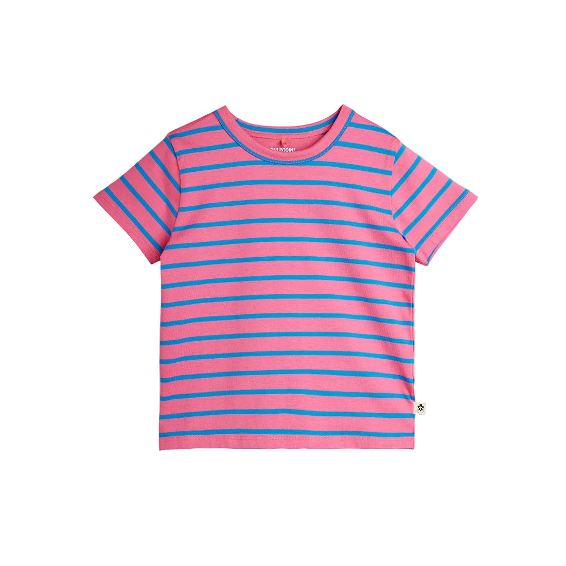 Striped T-shirt Pink, Mini Rodini