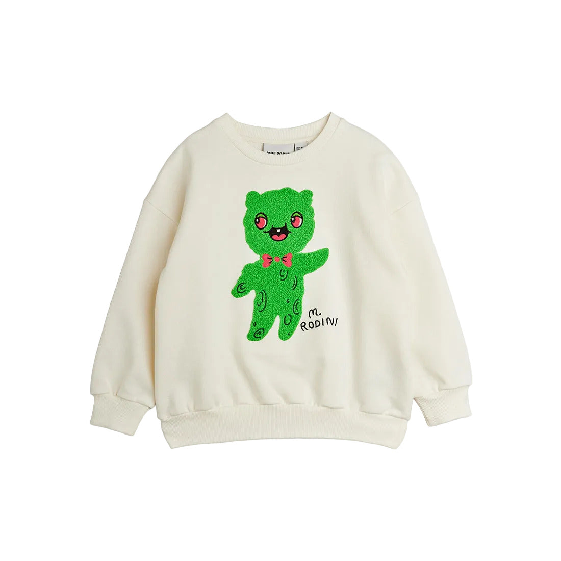 Alien chenille sweater off white, Mini Rodini