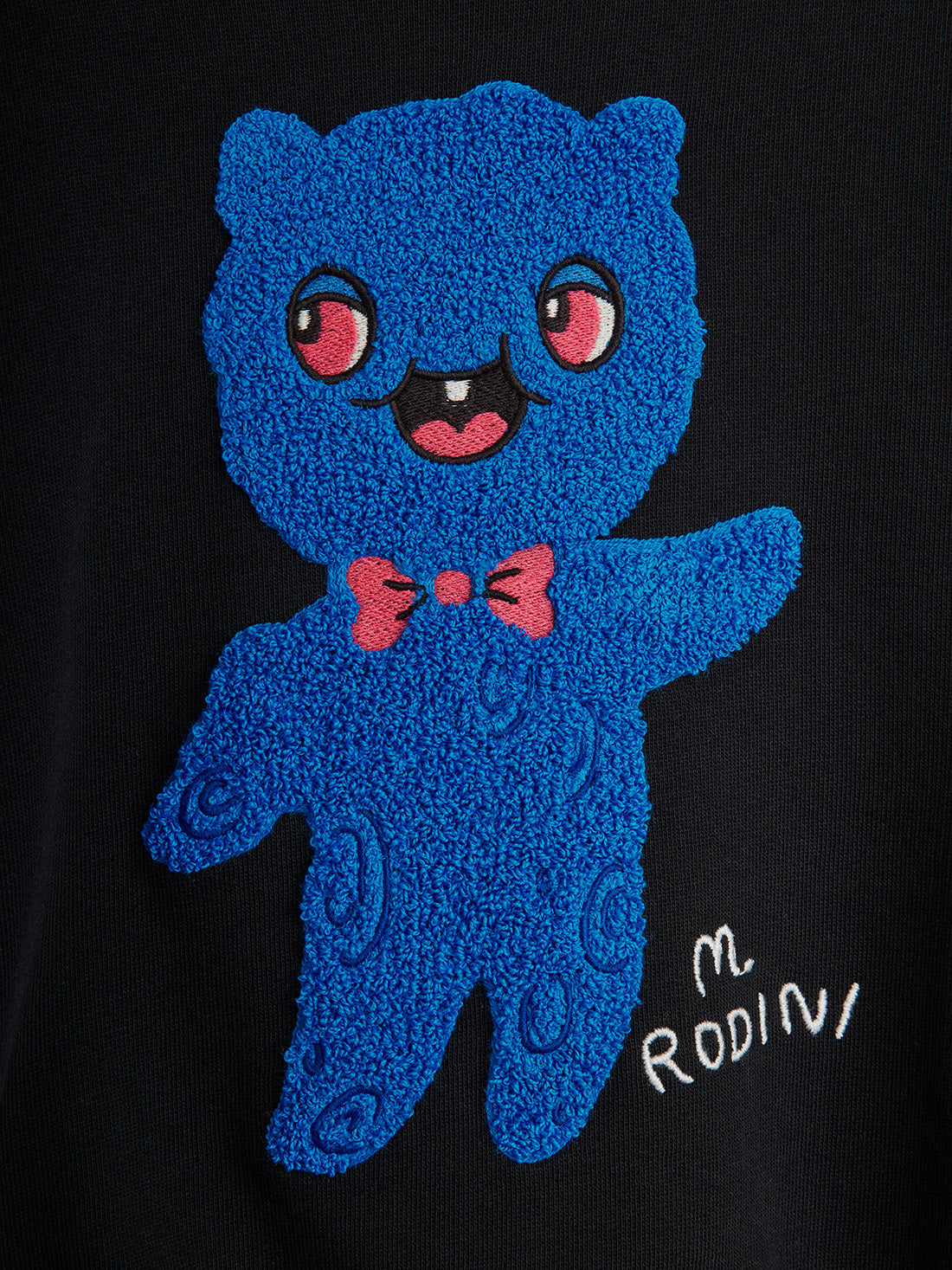 Alien chenille sweater black, Mini Rodini