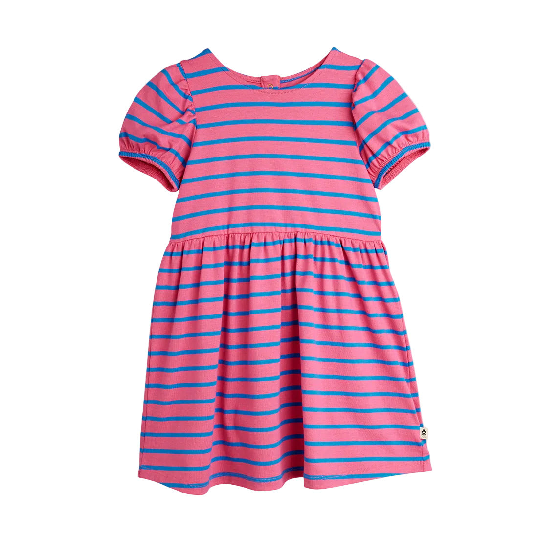 Stripe dress pink, Mini Rodini