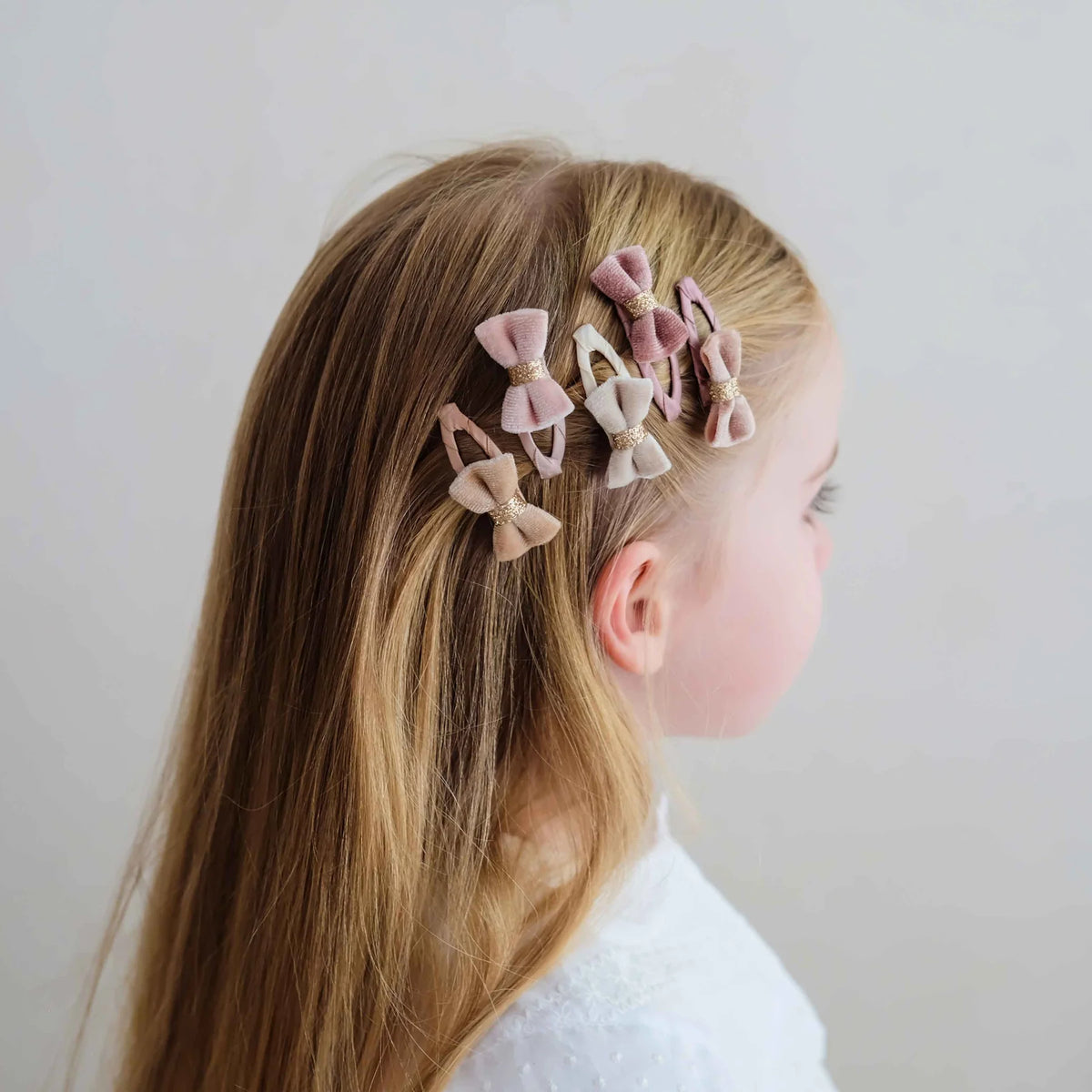 Velvet Tinkerbell mini hairclips, Mimi & Lula