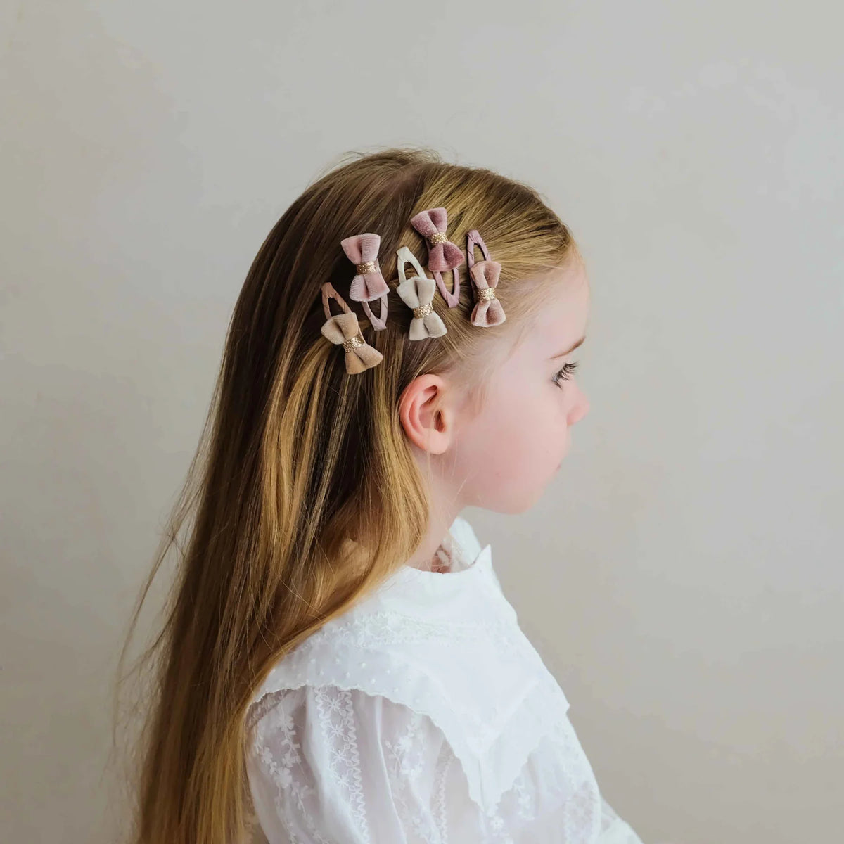 Velvet Tinkerbell mini hairclips, Mimi & Lula