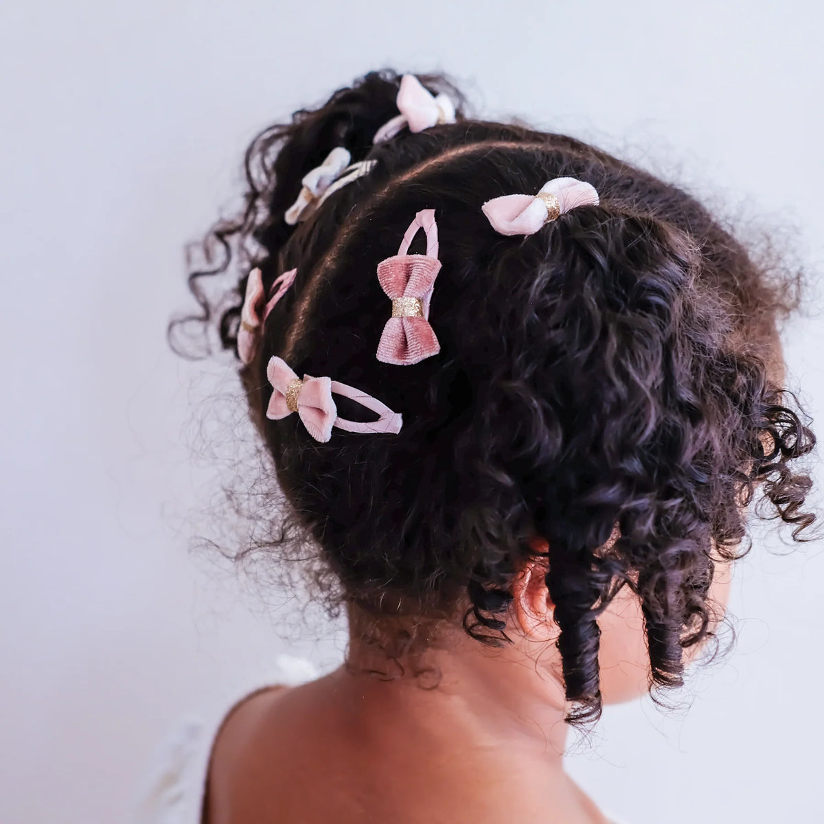 Velvet Tinkerbell mini hairclips, Mimi & Lula