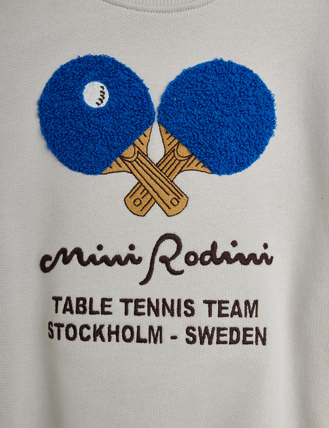 Table tennis chenille sweatshirt, Mini Rodini