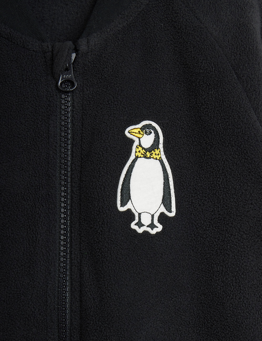 Penguin patch microfleece Jacket, Mini Rodini