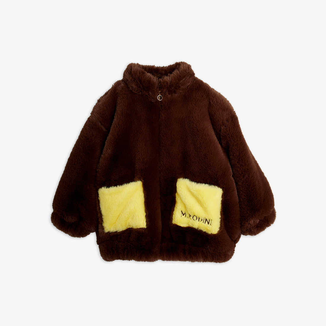 Rabbit ear faux fur jacket, Mini Rodini